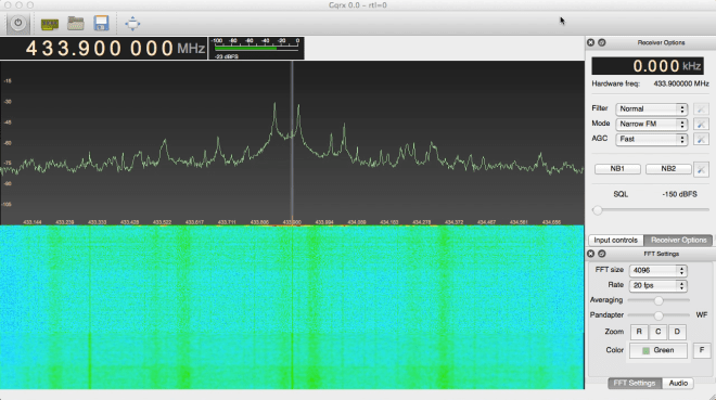 GQRX Screenshot
