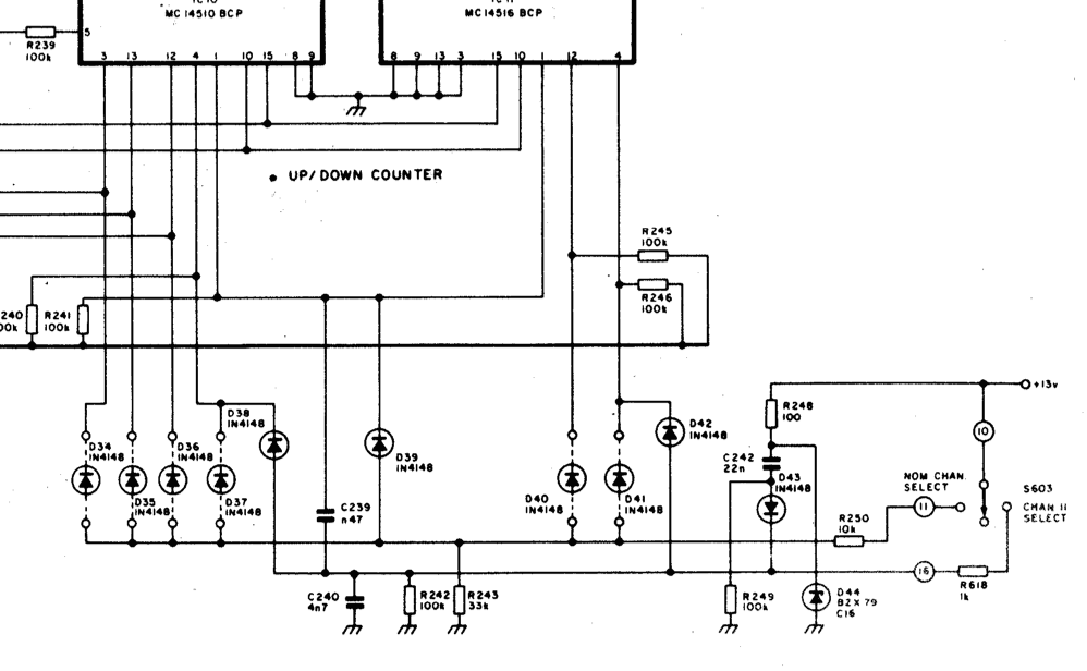 Section of FM320 circuit diagram