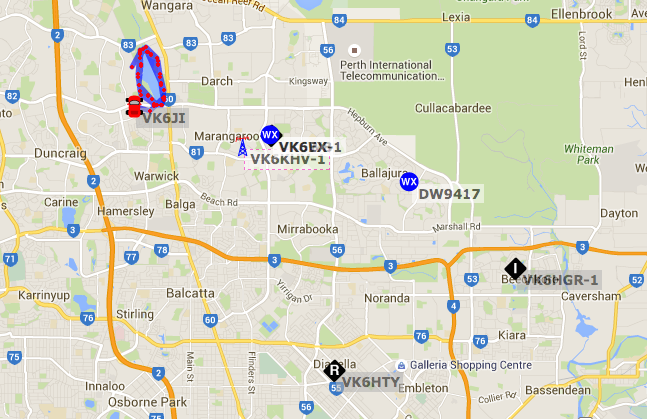 aprs.fi map